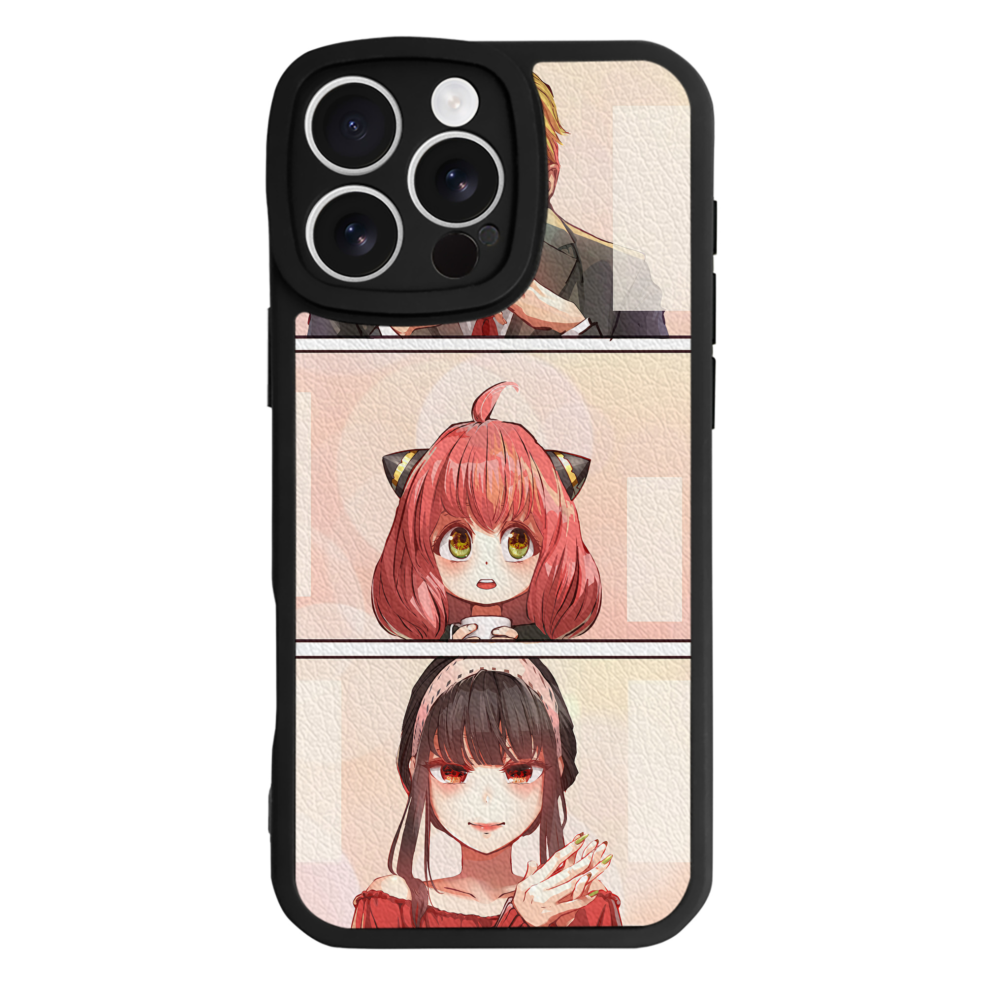 （画像用） SPY×FAMILY间谍家家酒 【iPhone 16シリーズ対応】シリコンスマホケース（レザー調） 材質：シリコン